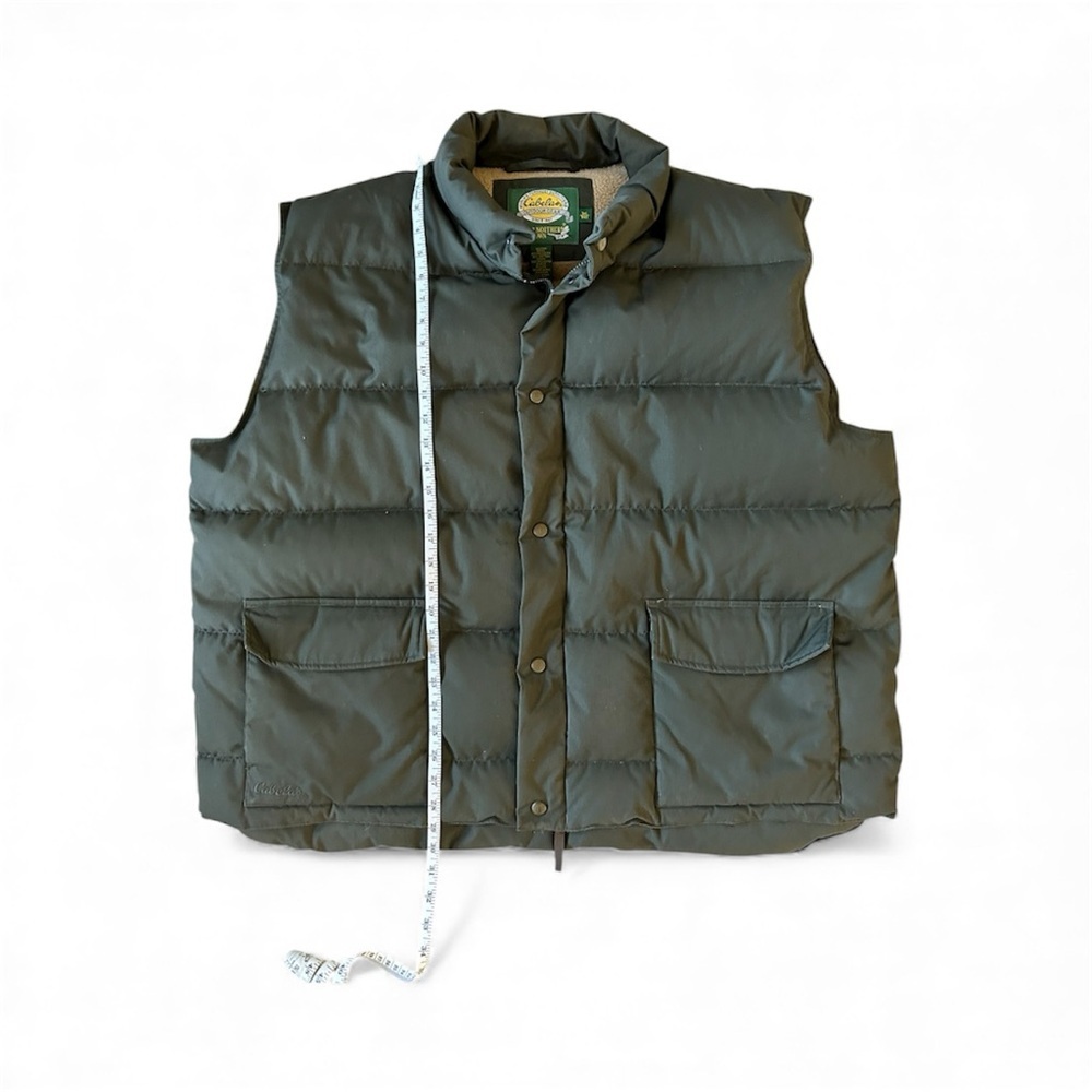 Cabela’s Goose down green hunting vest men’s size XXL tall​​ - Picture 4 of 12